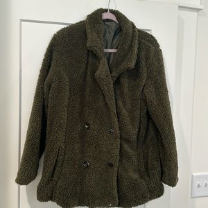 Women’s teddy bear jacket. Size L.